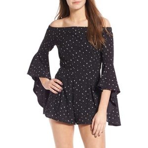 Off the shoulder romper